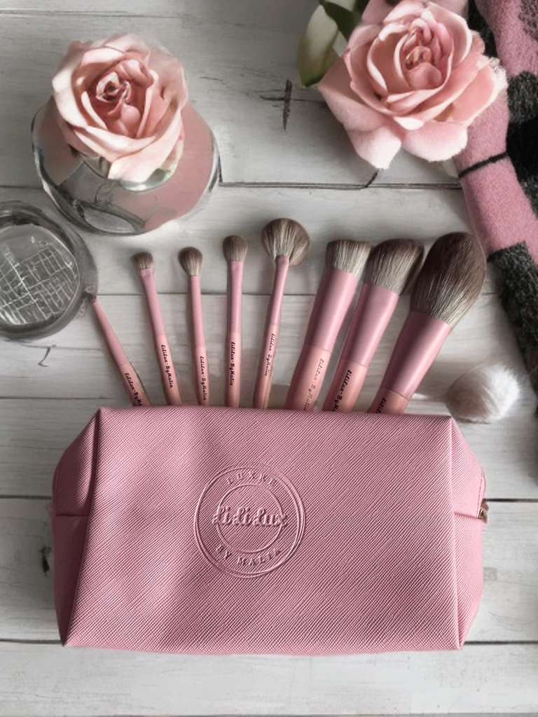 LiLiLux-ByMalia Luxury Makeup Brush Set (8pcs)