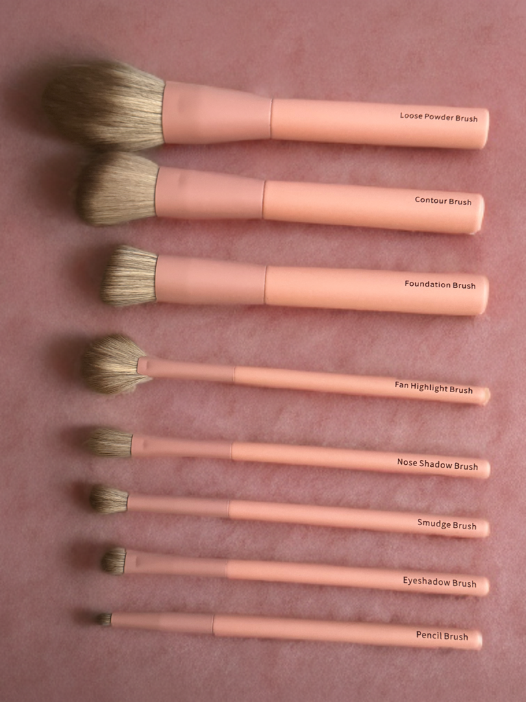 LiLiLux-ByMalia Luxury Makeup Brush Set (8pcs)