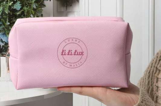 LiLiLux-ByMalia Pink Cosmetics Bag